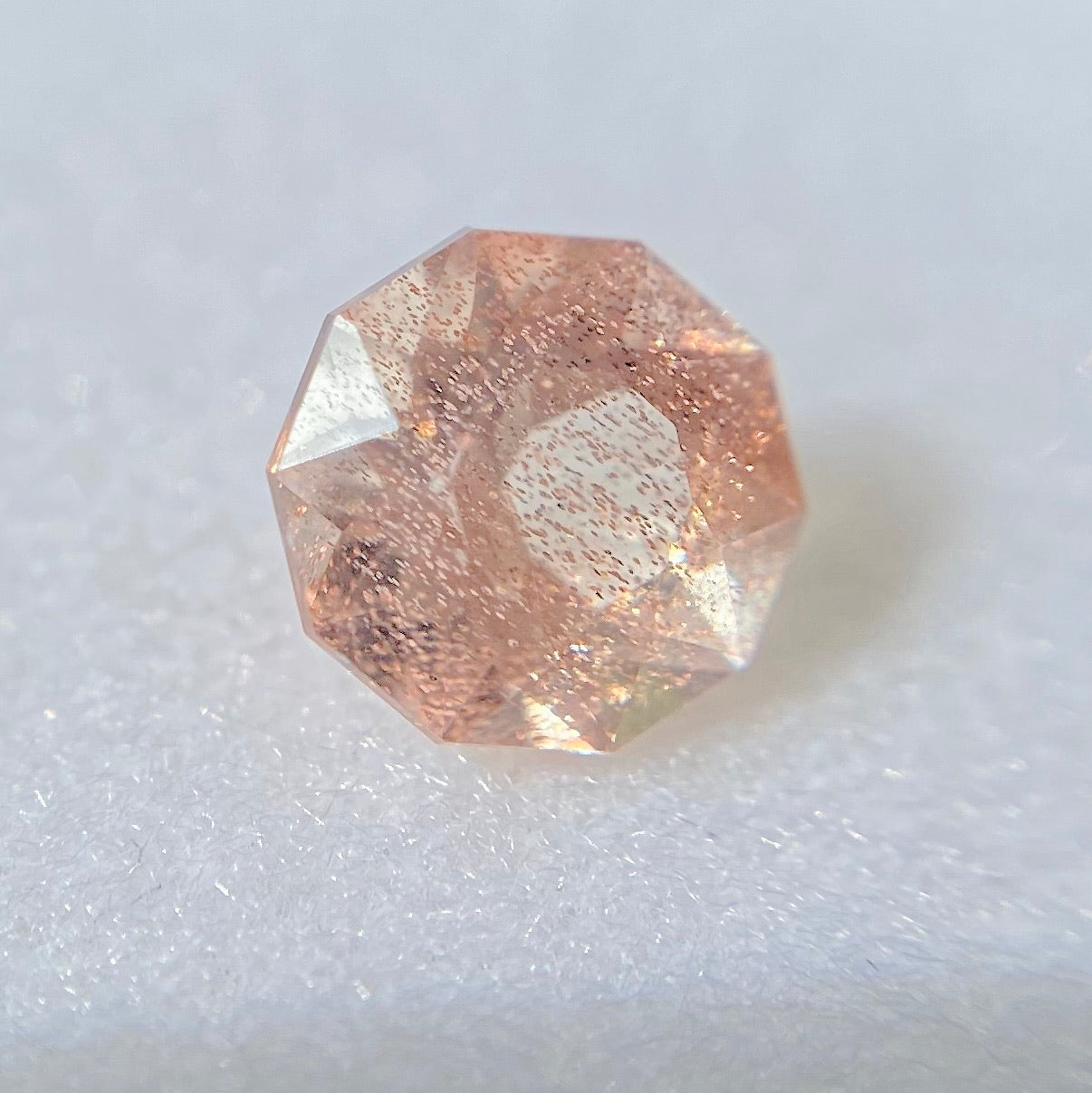 💖お待たせしました❣️ファンシーラウンドのオレゴンサンストーン0.36ct☀️💎ピアッちゃん作品【4/30チハルーム】GW特別価格❣️