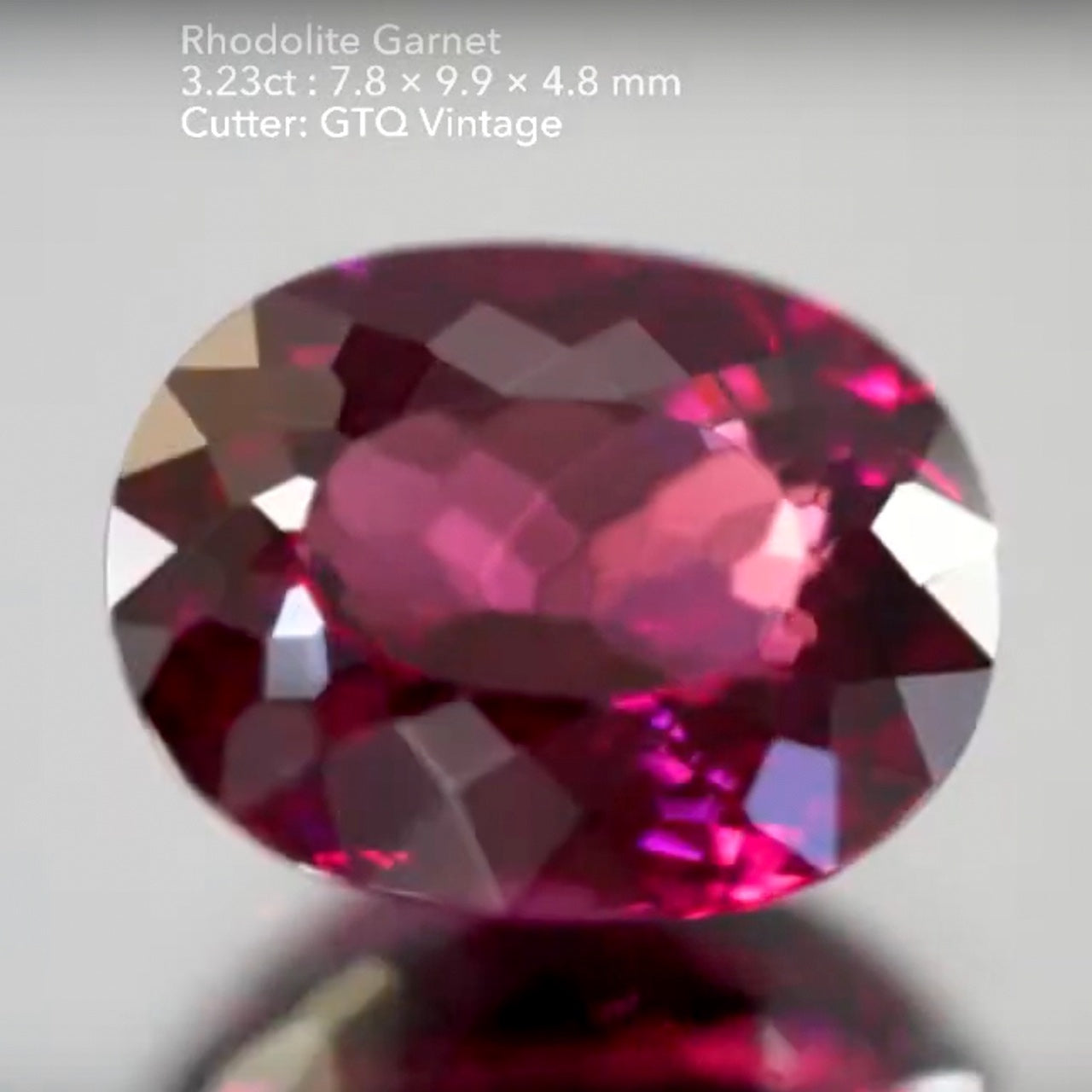 【SOLD OUT】美色&美カット✨ロードライトガーネット3.23ct💎GTQヴィンテージ作品✨お問合せ一番乗り特価でご紹介です♪