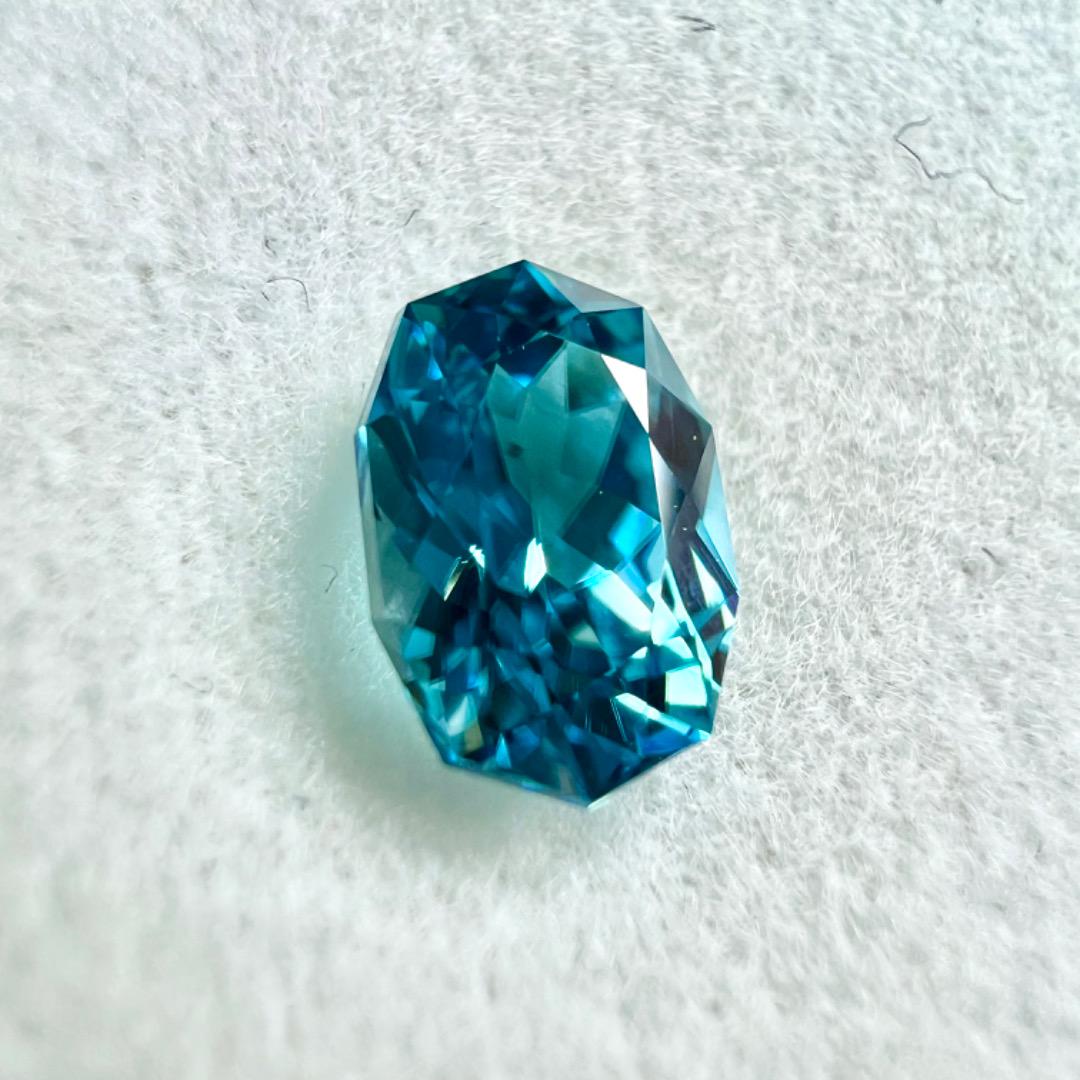 【チャットオークション落札者さま専用】ブルージルコン 0.97ct