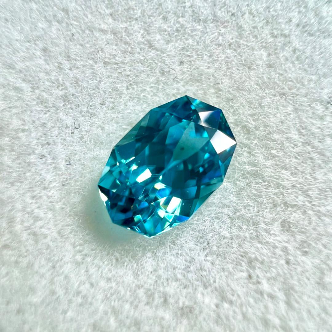 【チャットオークション落札者さま専用】ブルージルコン 0.97ct