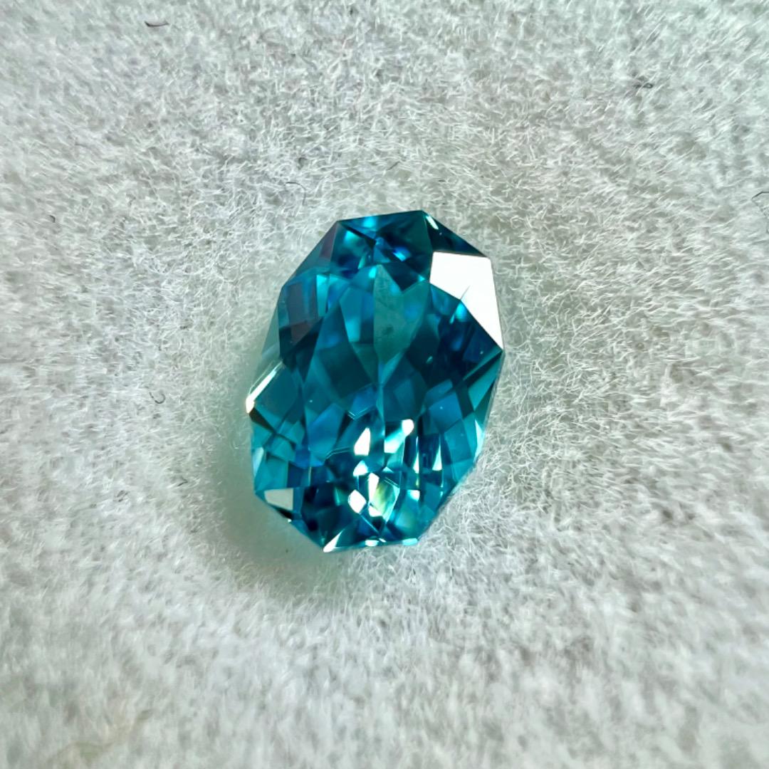 【チャットオークション落札者さま専用】ブルージルコン 0.97ct