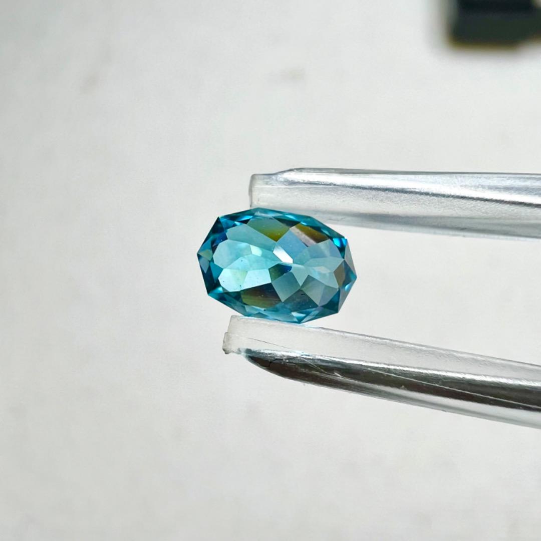 【チャットオークション落札者さま専用】ブルージルコン 0.97ct