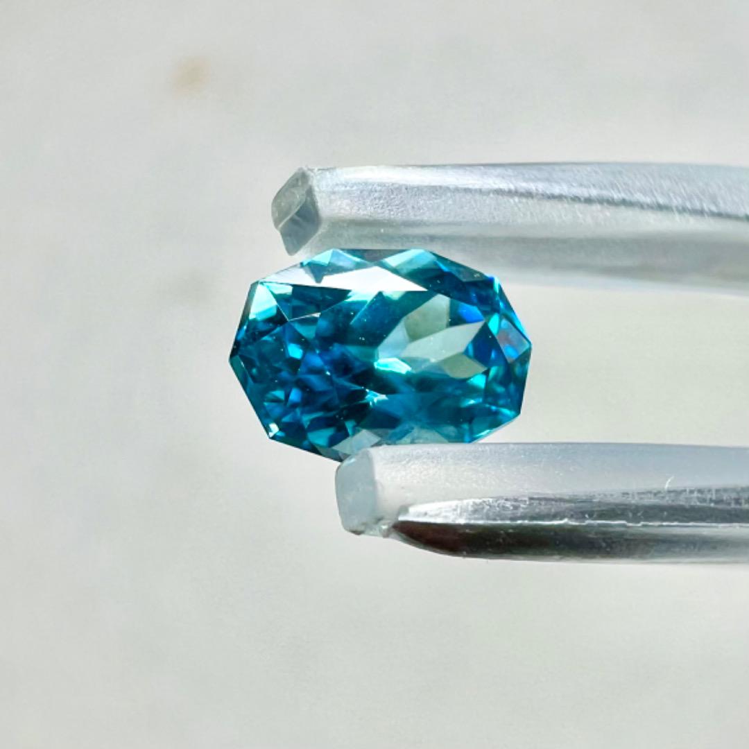 【チャットオークション落札者さま専用】ブルージルコン 0.97ct