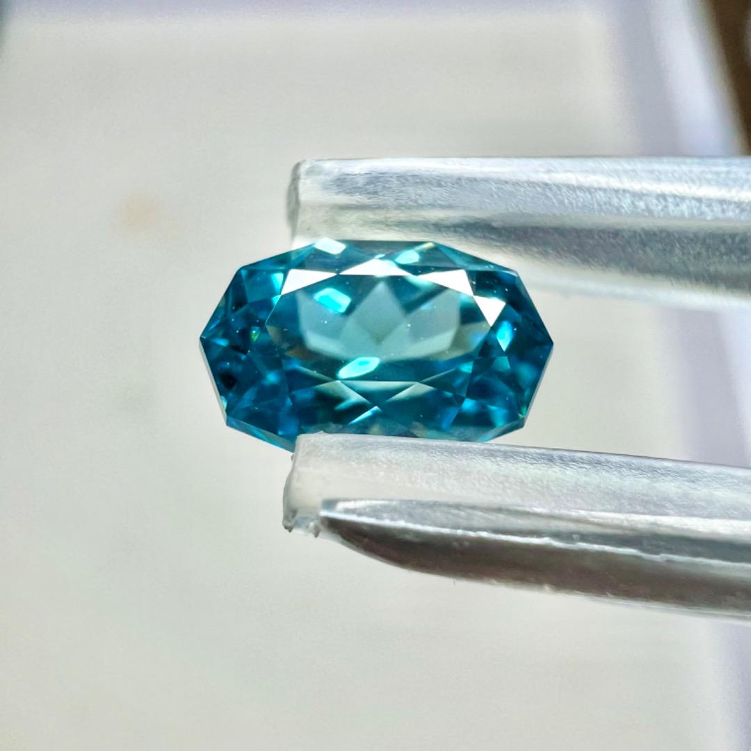 【チャットオークション落札者さま専用】ブルージルコン 0.97ct