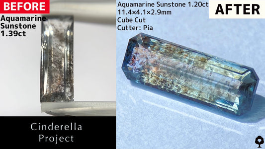 【シンデレラプロジェクト2023.12.2専用ページ】アクアマリンサンストーン1.20ct/スイスブルートパーズ1.70ct/トルマリン0.86ct