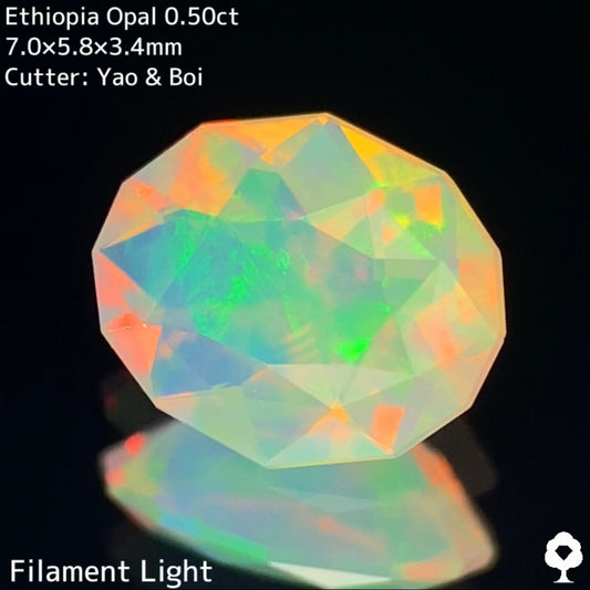 【GTTヤフオクお支払い専用】エチオピアオパール0.50ct