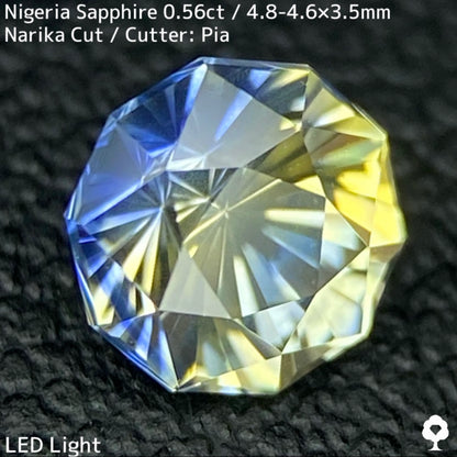 【お客さま専用】ナイジェリア産パーティカラーサファイア0.56ct