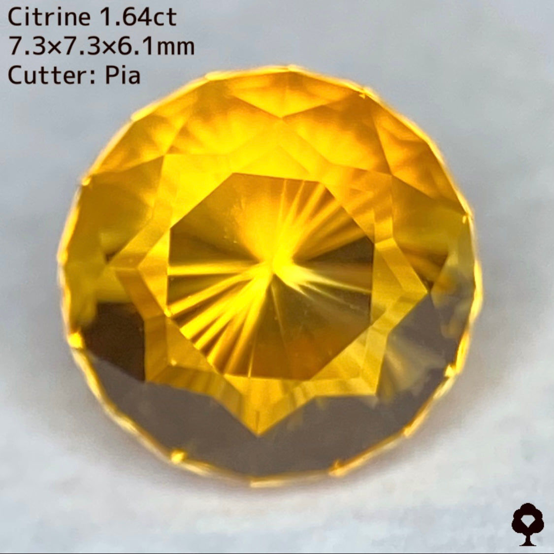 【ご落札者さま専用】シトリン1.64ct キューブナリカーカット★YouTubeライブチャットオークション