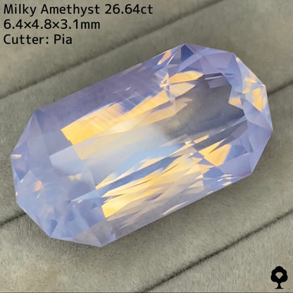 【ご落札者さま専用】ミルキーアメジスト26.64ct★チャットオークション