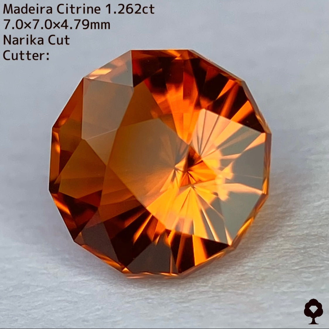 【ご落札者さま専用】ナリカーカットマディラシトリン1.262ct