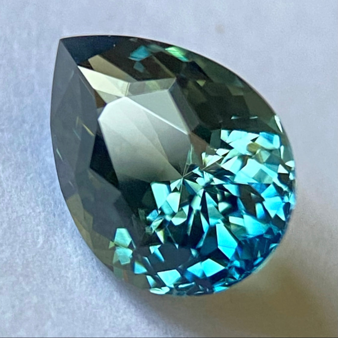 【お客さま専用】グリニッシュブルーサファイア1.412ct★コランダムフォーカスプライス