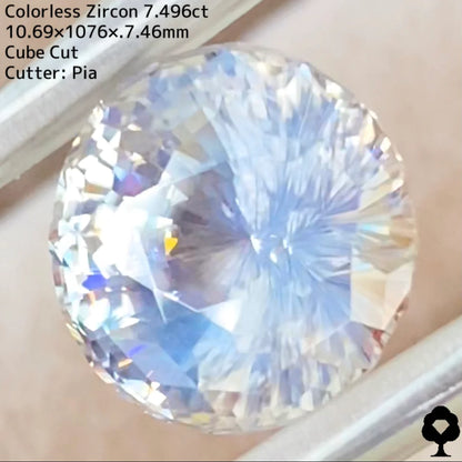 【お客さま専用】カラーレスジルコン7.496ct&アメトリン6.60ct★6ZBご利用価格