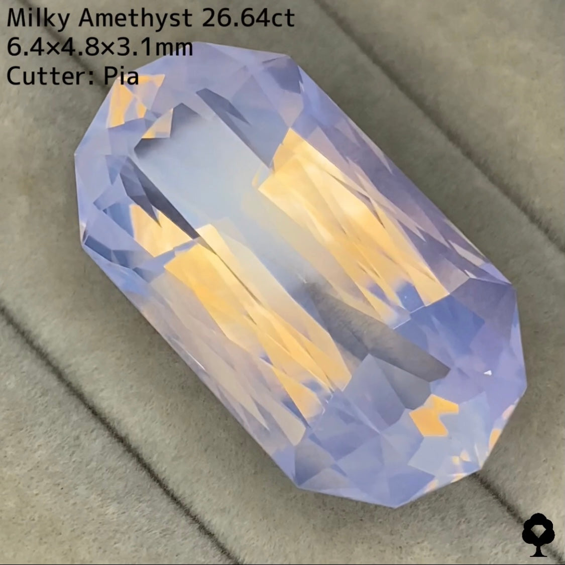 【ご落札者さま専用】ミルキーアメジスト26.64ct★チャットオークション