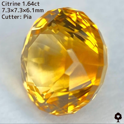 【ご落札者さま専用】シトリン1.64ct キューブナリカーカット★YouTubeライブチャットオークション