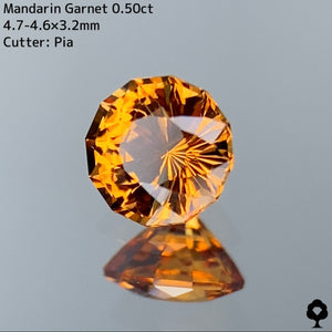 【お客さま専用】マンダリンガーネット0.50ct★Liveチャットオークション