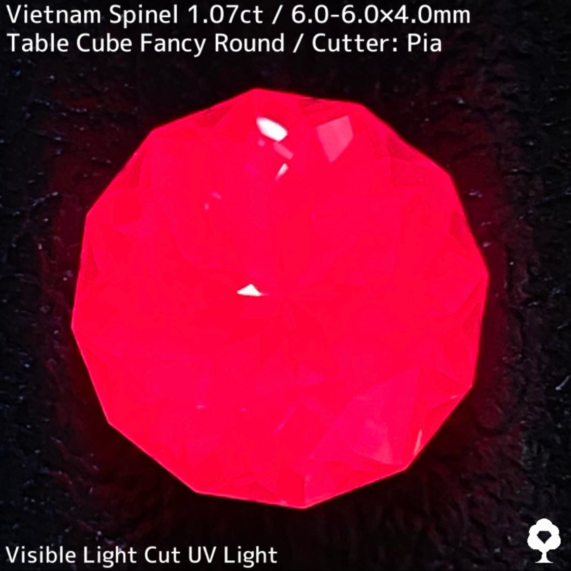 ベトナム産スピネル1.07ct★原石からつくりあげた美しすぎるピンクと石質の一級品1ctアップ
