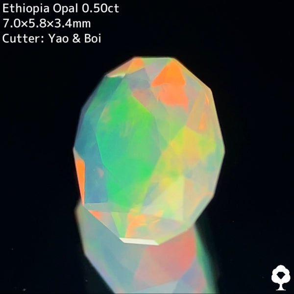 【GTTヤフオクお支払い専用】エチオピアオパール0.50ct