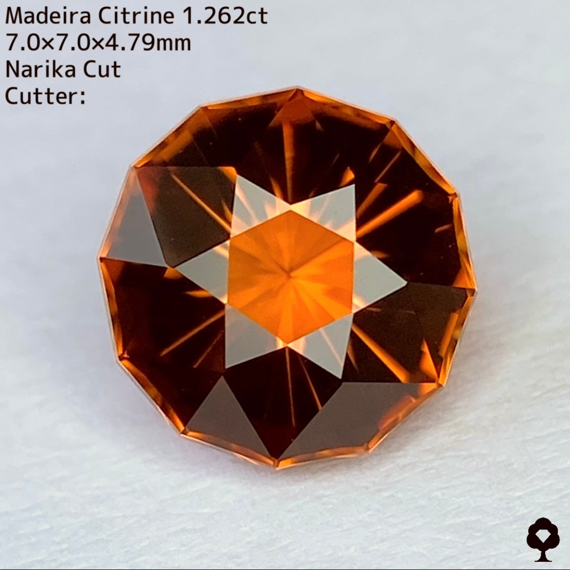 【ご落札者さま専用】ナリカーカットマディラシトリン1.262ct