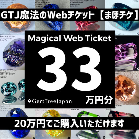 【まほチケ33万円分】GTJウェブサイトで自由に使える"魔法のWebチケット"33万円分を20万円でご購入できます！