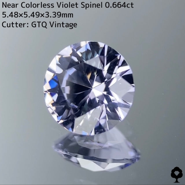 レアカラー】ニアカラーレスヴァイオレットスピネル0.664ct – GemTreeJapan