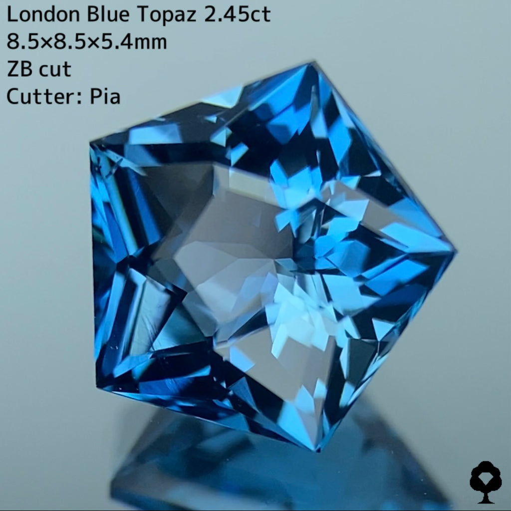 お客さま専用】ロンドンブルートパーズ 2.45ct ZBカット