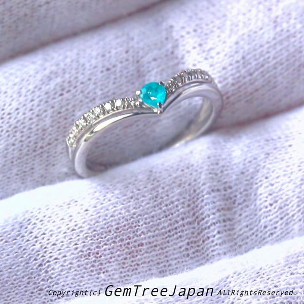 パライバトルマリン0.10ct💎プラチナリング💍