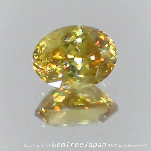 夏休み特価➕今日だけ花火割❗️(1/18)マダガスカル産スフェーン0.26ct✨  GemTreeJapan花火大会🎇  ピアっちゃん作品💎