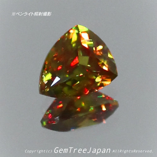 夏休み特価➕今日だけ花火割❗️(7/18)パキスタン産スフェーン0.42ct✨  GemTreeJapan花火大会🎇  ピアっちゃん作品💎