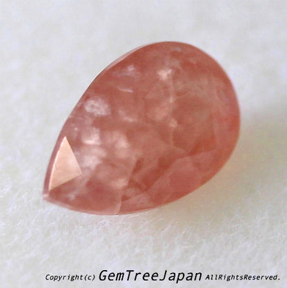 綺麗なピンクと毛細血管インクル💓北海道産ロードクロサイト0.72ct