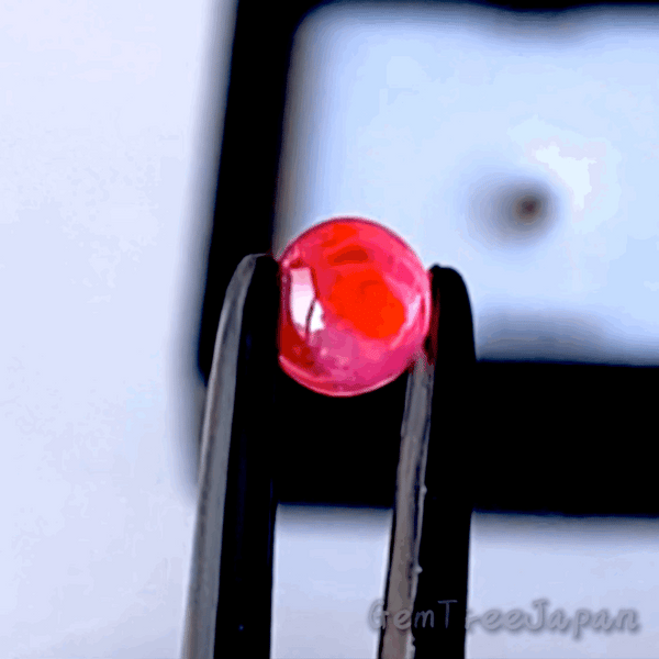 ビルマ産ルビー0.866ct💎社長夫妻作品のカボションシリーズ✨