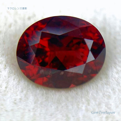 オレンジィなディープレッド💎アルマンディンガーネット0.881ct★ピアッちゃん作品👍GTJ名物【HPオークション】こちらはクーポンはごめんなさい🙏