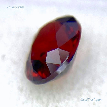 オレンジィなディープレッド💎アルマンディンガーネット0.881ct★ピアッちゃん作品👍GTJ名物【HPオークション】こちらはクーポンはごめんなさい🙏