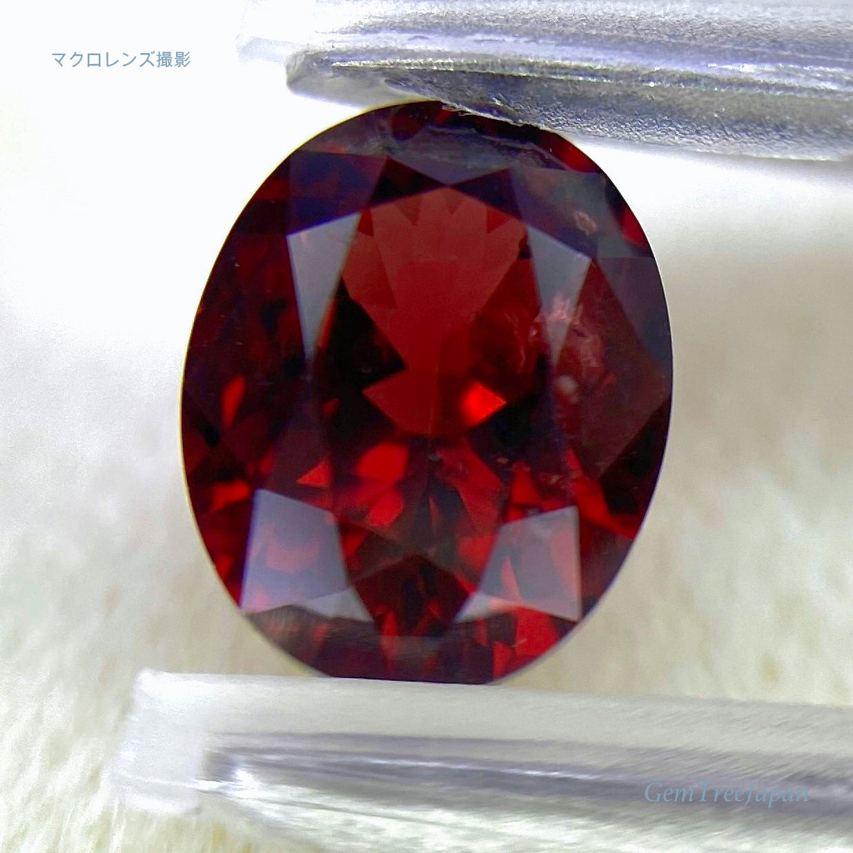 オレンジィなディープレッド💎アルマンディンガーネット0.881ct★ピアッちゃん作品👍GTJ名物【HPオークション】こちらはクーポンはごめんなさい🙏