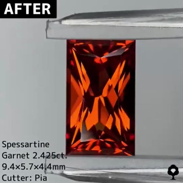 お客さま専用【BEFORE宝石】スペサタイトガーネット2.92ct