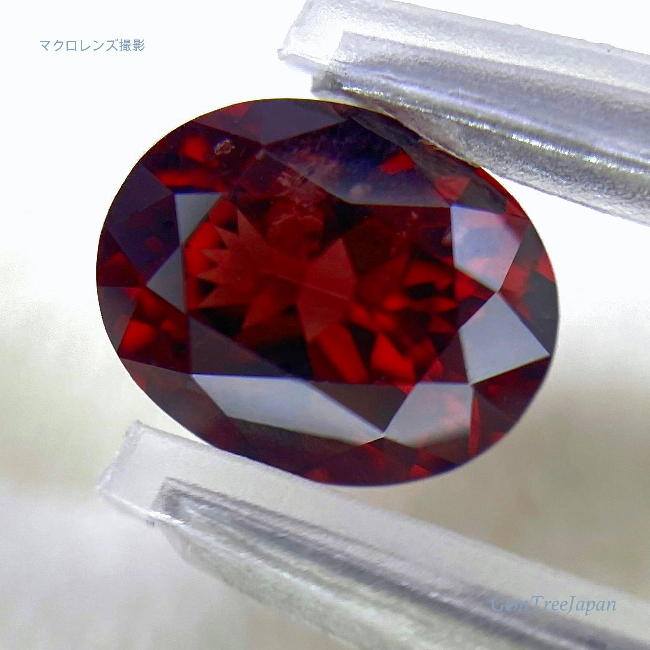 オレンジィなディープレッド💎アルマンディンガーネット0.881ct★ピアッちゃん作品👍GTJ名物【HPオークション】こちらはクーポンはごめんなさい🙏