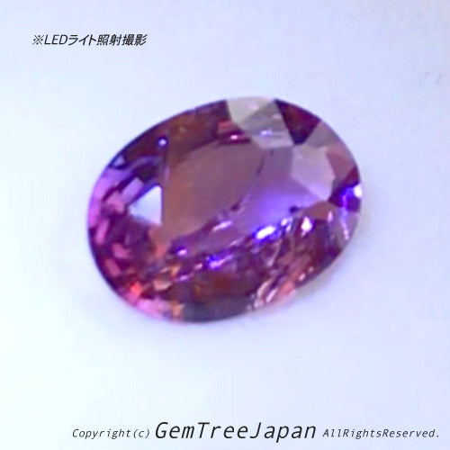 勝手に思いつき企画第3弾🔬顕微鏡で👀非加熱サファイア1.071ct