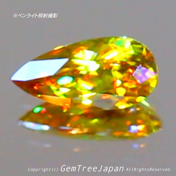 アディダス作👍原石から仕上げたパキスタンスフェーン1.08ct✨🌈