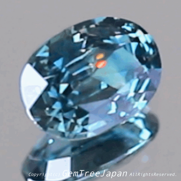 『サファイア博物館』その2✌️透明感溢れる融合美色✨非加熱サファイア1.218ct💎