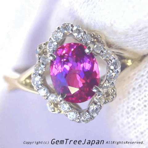 美しい濃厚色の輝き✨抜群のカットで仕上げた非加熱サファイア1.35ctプラチナリング💍
