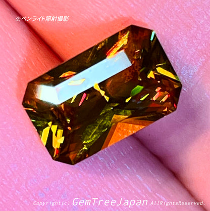 【“みどりの日”特別オークションその２】“こんなスフェーン見たことない”マダガスカルスフェーン1.51ct💎ゲオ先生作品