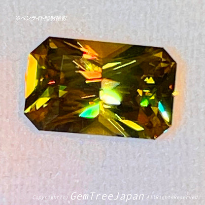 【“みどりの日”特別オークションその２】“こんなスフェーン見たことない”マダガスカルスフェーン1.51ct💎ゲオ先生作品