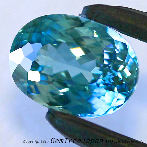 GemTreeJapanヴィンテージ"美しい仕上がり✨ブルージルコン1.97ct💎