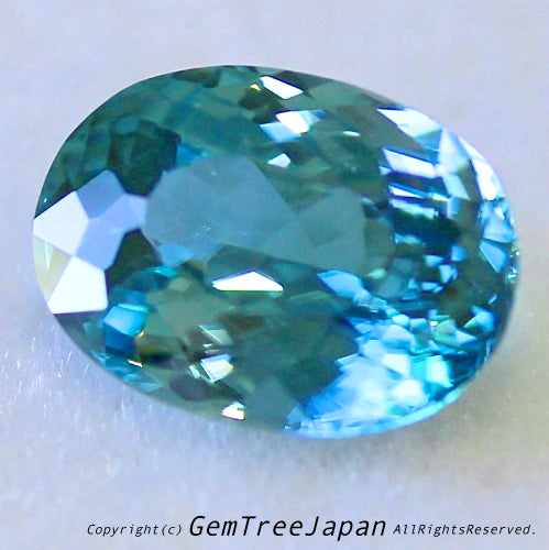 GemTreeJapanヴィンテージ"美しい仕上がり✨ブルージルコン1.97ct💎