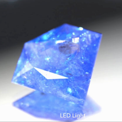 キレイじゃないけどメチャ可愛い💎宝石形タンザナイト6.56ct💎ピアッちゃん作品👍GTJ名物【HPオークション】こちらはクーポンはごめんなさい🙏