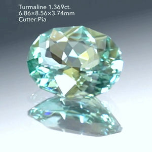 【お客様専用ページ】爽やかなミントグリーンも感じる🍃トルマリン 1.369ct