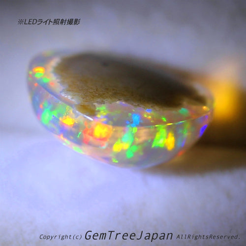 オパール博物館“超オモシロ”特別篇✨🌈オーストラリ産オパール2.99ct💎内部に広がる「モコモコ」がたまりません😍