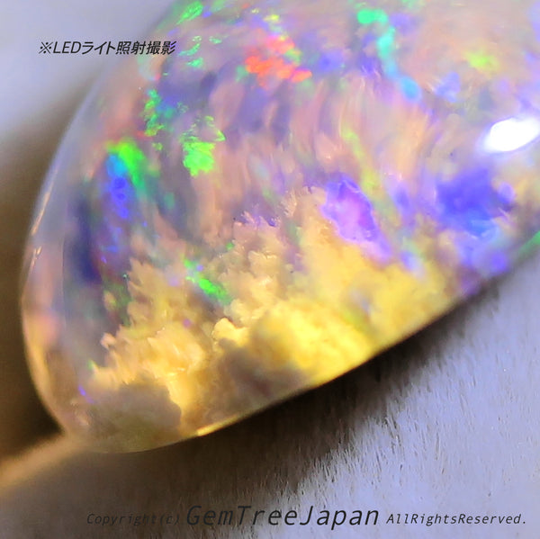 オパール博物館“超オモシロ”特別篇✨🌈オーストラリ産オパール2.99ct💎内部に広がる「モコモコ」がたまりません😍