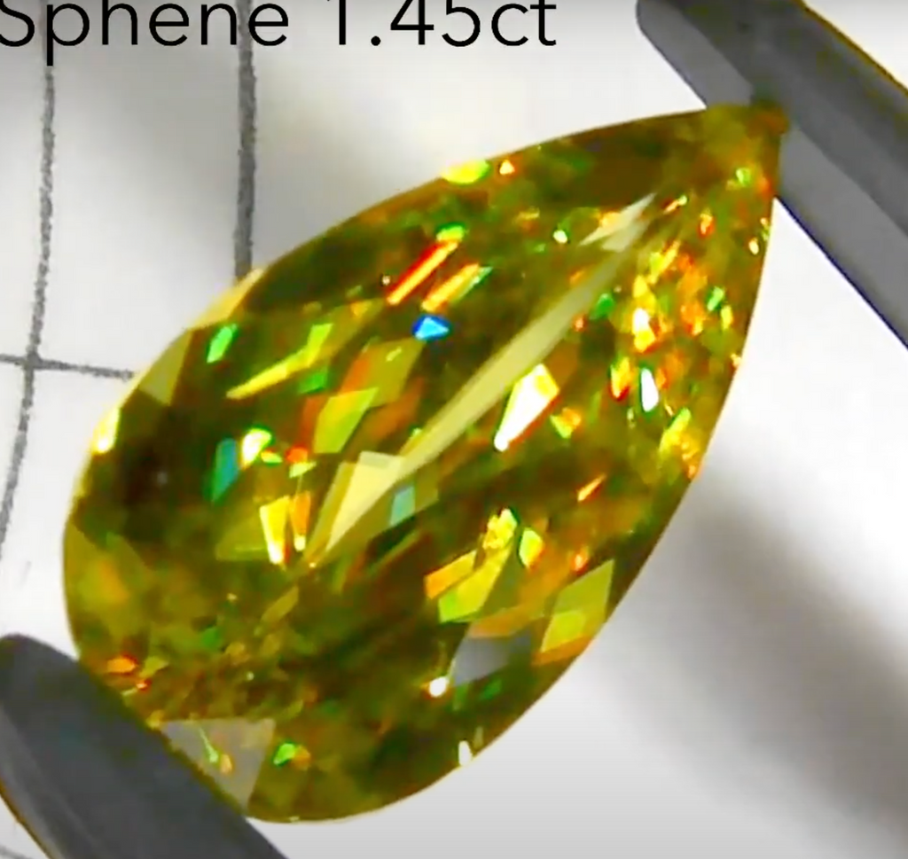 天然ゴールデン系スフェーン 1.45ct | mdh.com.sa