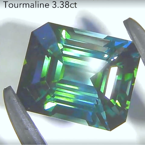 ゲオちゃん仕上げ「ブルーグリーン」トルマリン3.38ct🔮✨2/28Live配信作品