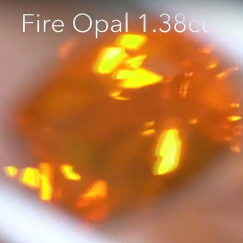 【SOLD OUT】鮮やかマンダリンオレンジ🍊ファイアオパール1.38ct💎ゲオちゃん作品✨こちらは「お問合せ一番乗り特価」でご紹介です♪